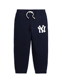 Little Boy's & MLB Yankees Logo Jogger Pants
