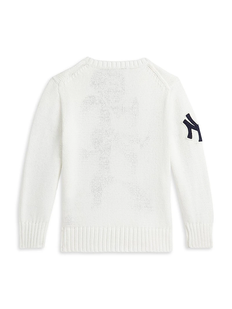 Little Boy's & MLB Yankees Polo Bear Sweater