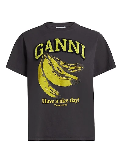 Banana Relaxed Cotton T-Shirt