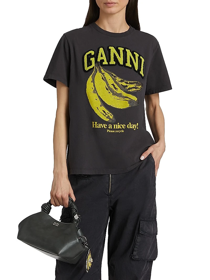 Banana Relaxed Cotton T-Shirt