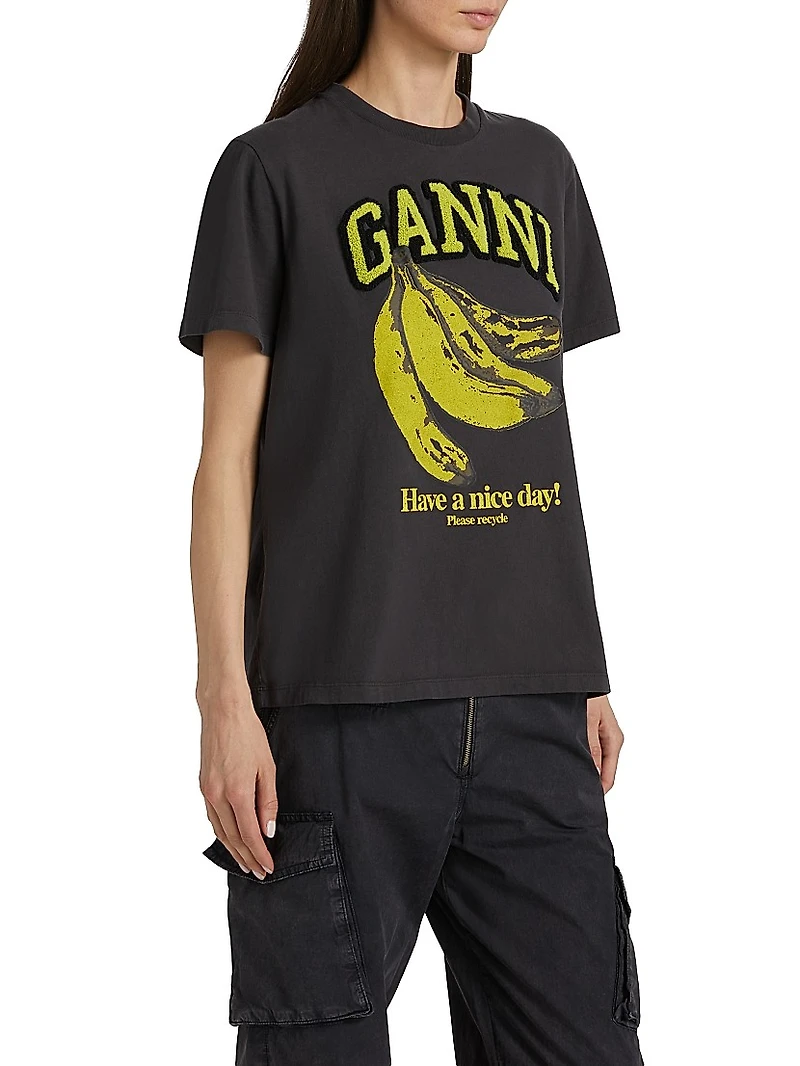 Banana Relaxed Cotton T-Shirt