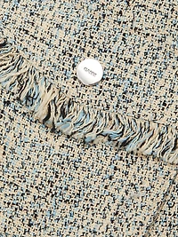 Summer Tweed Belted Minidress