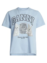 Animals Relaxed Cotton T-Shirt