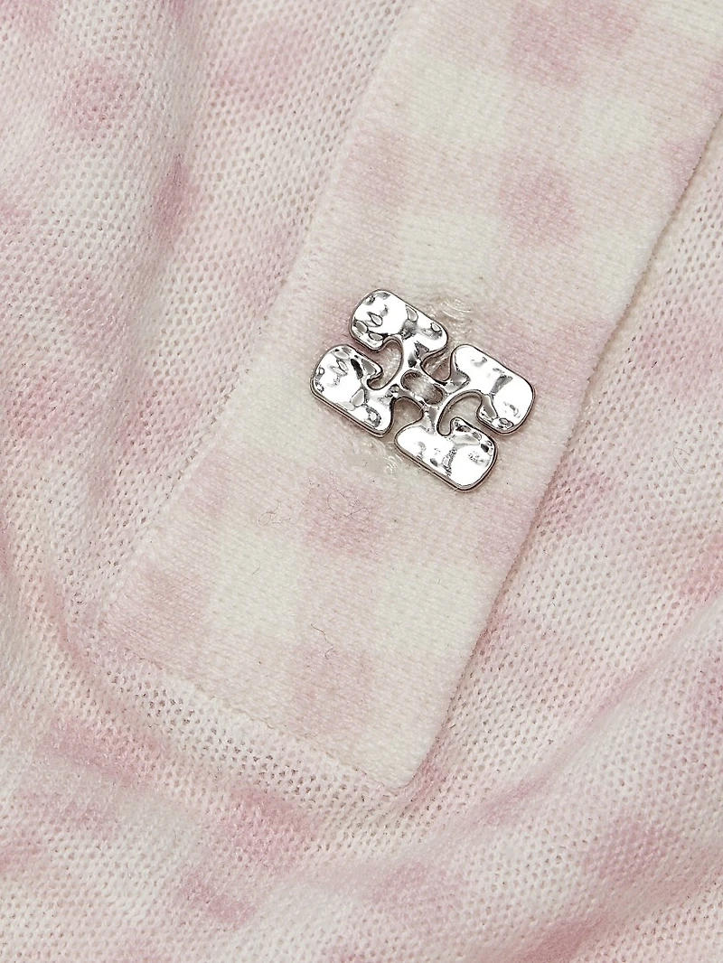Checked Sheer Cotton-Blend Polo Shirt