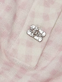 Checked Sheer Cotton-Blend Polo Shirt
