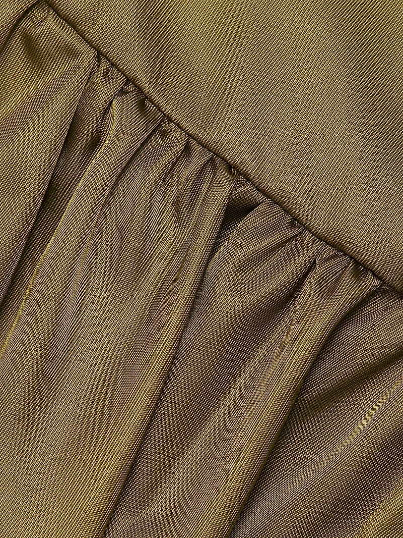 Duchesse Satin A-Line Minidress