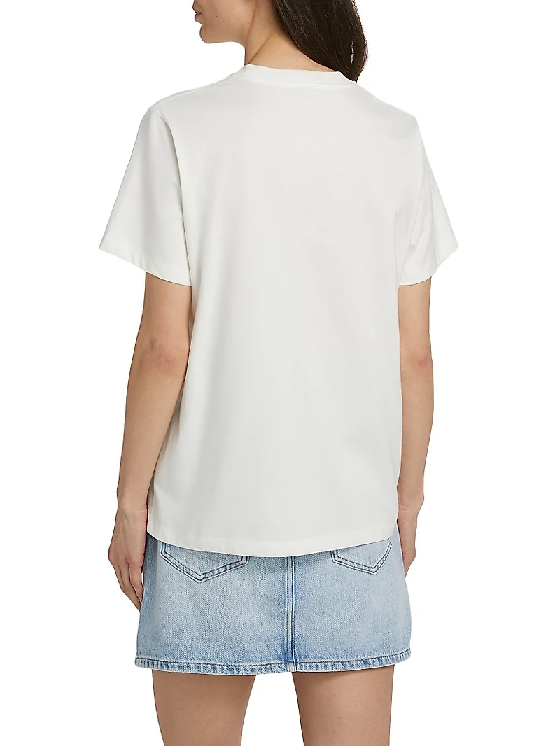 Grapes Logo Cotton T-Shirt