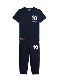 Little Boy's & MLB Yankees Logo T-Shirt