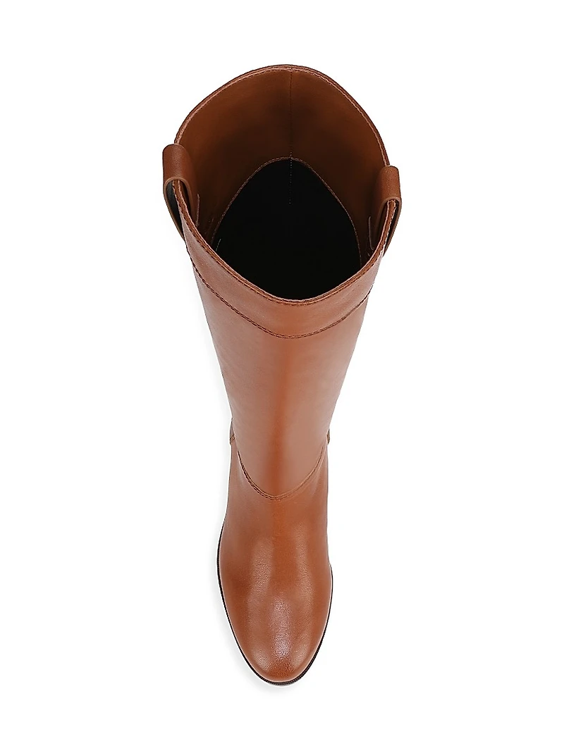 Dwyer Leather Pull On Tall Boots