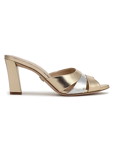 Cassiel Leather Slide Sandals