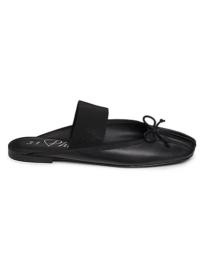 ID Bow Leather Mules