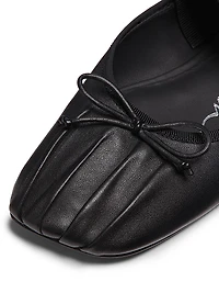 ID Bow Leather Mules