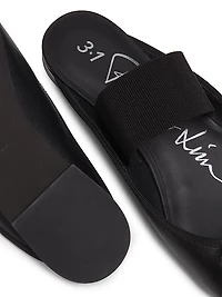 ID Bow Leather Mules