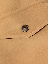 Lauren Silk-Blend Straight-Leg Pants