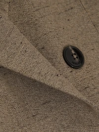 Lina Textured Double-Breasted Blazer