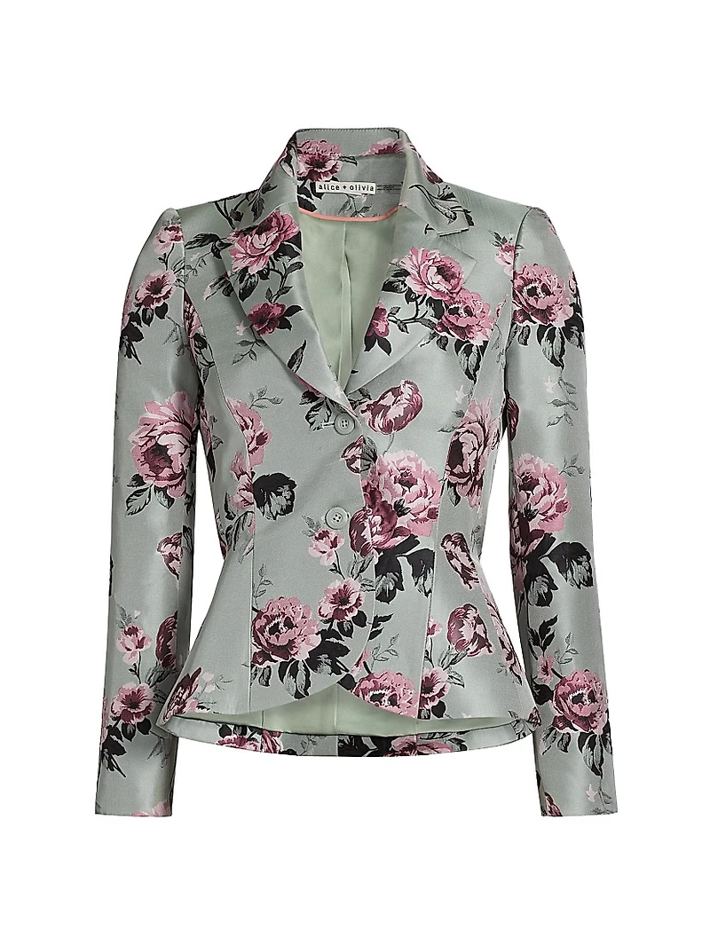 Iana Floral Sculpted Blazer