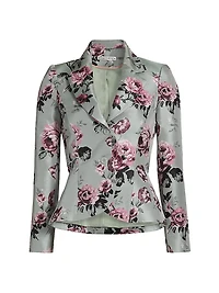 Iana Floral Sculpted Blazer