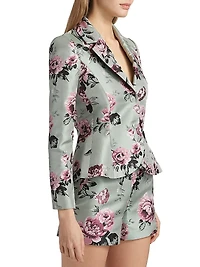 Iana Floral Sculpted Blazer