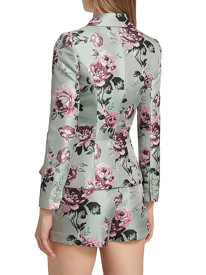 Iana Floral Sculpted Blazer