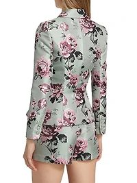 Iana Floral Sculpted Blazer