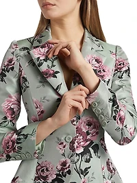 Iana Floral Sculpted Blazer