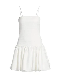 Arden Drop-Waist Bubble Minidress