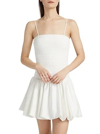 Arden Drop-Waist Bubble Minidress