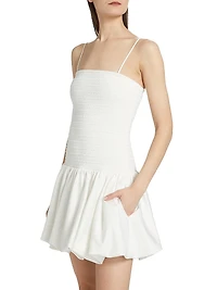 Arden Drop-Waist Bubble Minidress