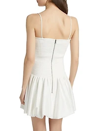 Arden Drop-Waist Bubble Minidress