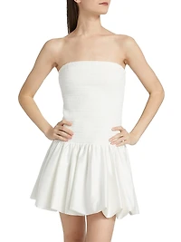 Arden Drop-Waist Bubble Minidress