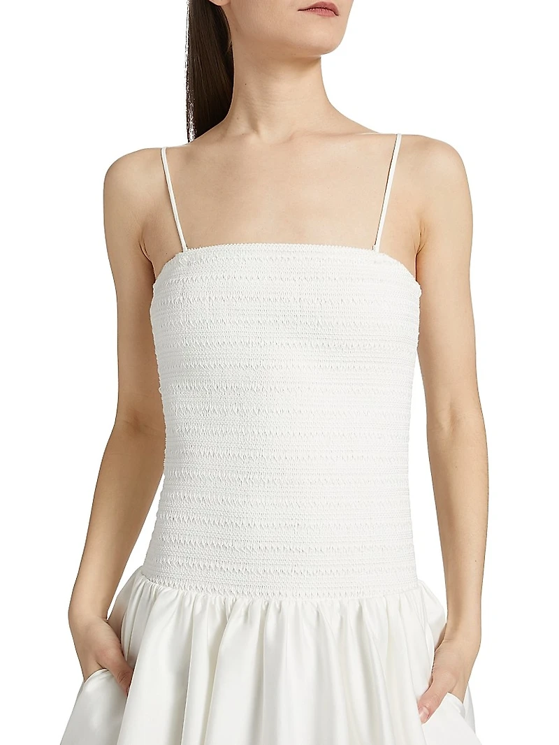 Arden Drop-Waist Bubble Minidress