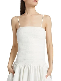 Arden Drop-Waist Bubble Minidress