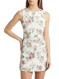 Clyde Floral A-Line Minidress