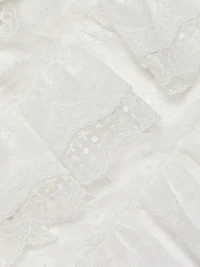 Alycen Eyelet Ruffle Maxi Dress