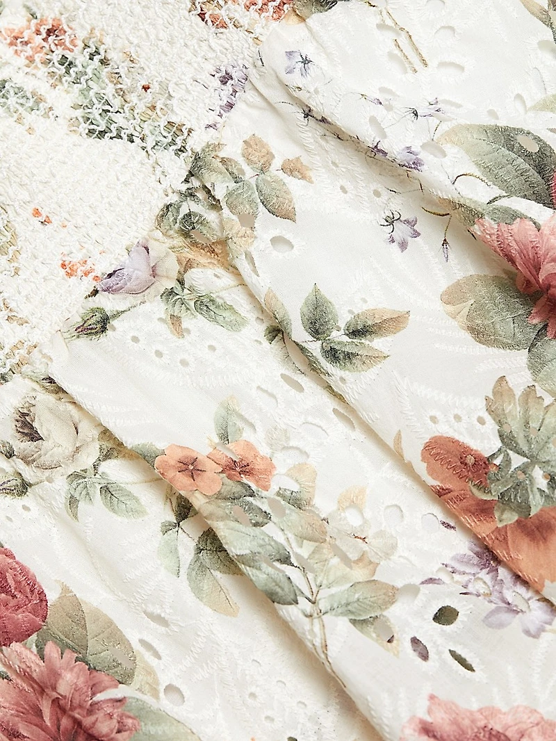 Kessie Floral Ruffle Romper