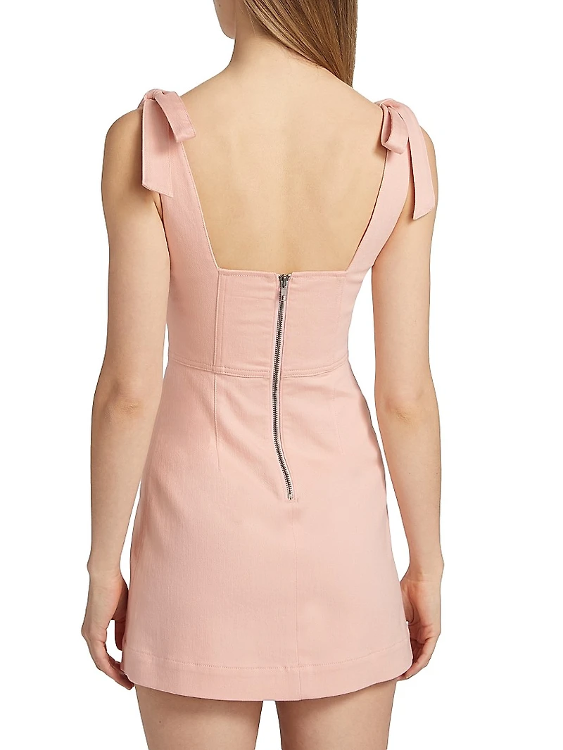Maryann Tie-Strap Minidress