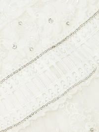 Vernita Lace Ruffle Minidress