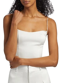 Saylor Bustier Crop Cami