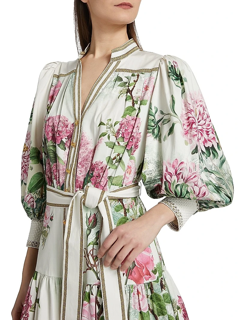 Cora Tiered Mini Shirtdress