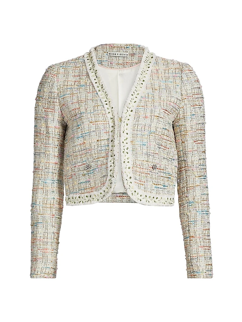 Peyton Tweed Cropped Jacket