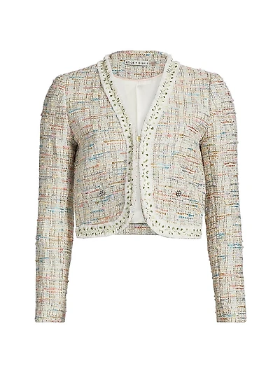 Peyton Tweed Cropped Jacket