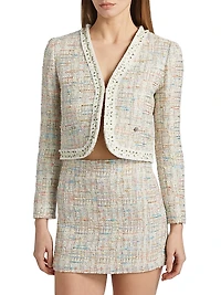 Peyton Tweed Cropped Jacket