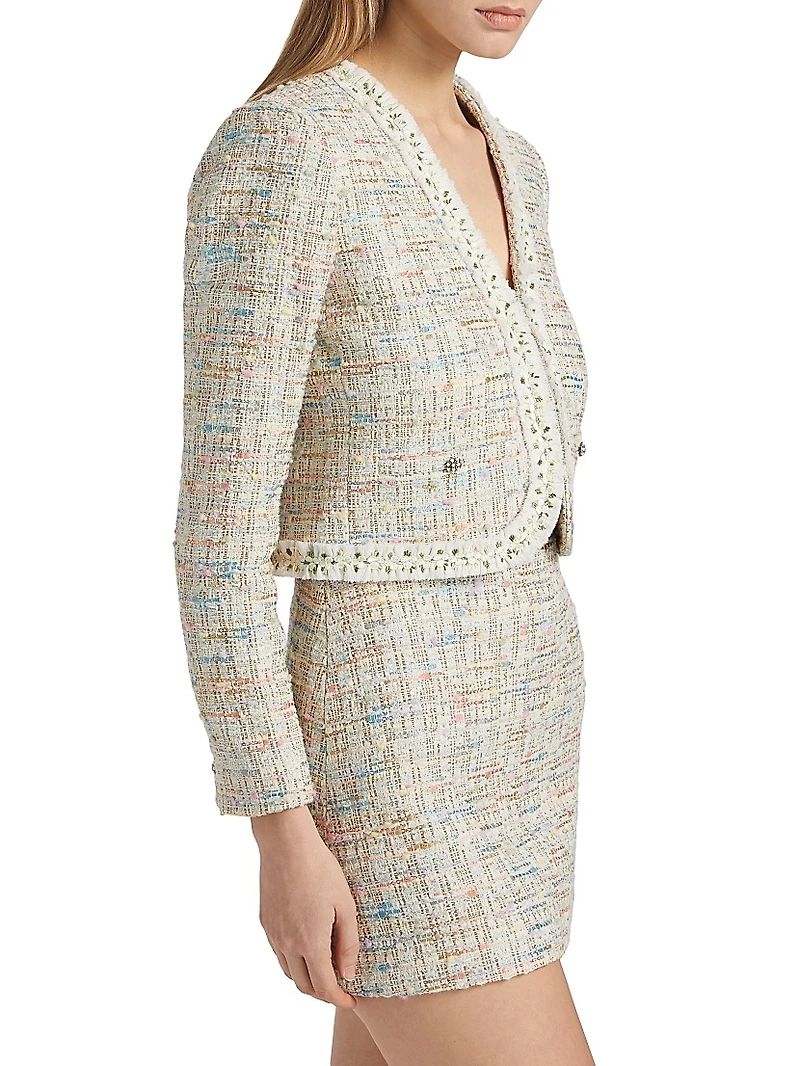 Peyton Tweed Cropped Jacket