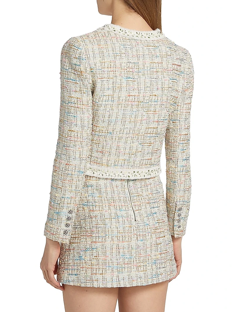 Peyton Tweed Cropped Jacket