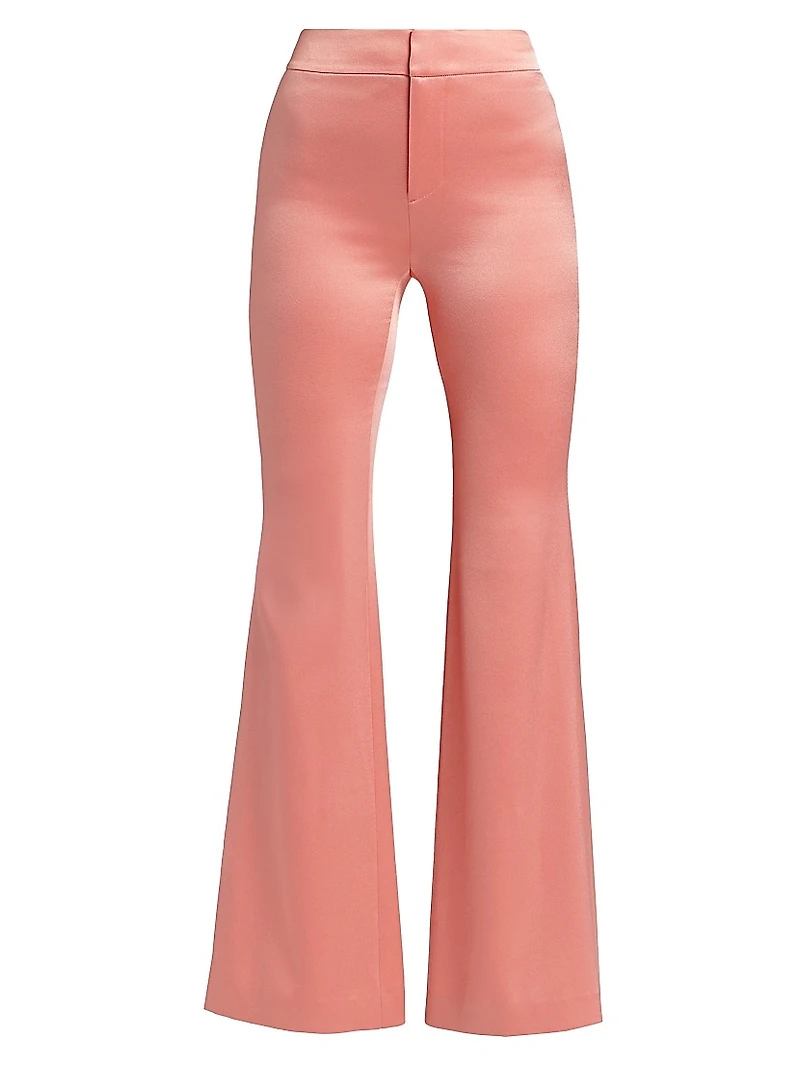 Deanna High-Rise Slim Bootcut Pants