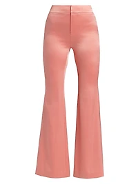Deanna High-Rise Slim Bootcut Pants