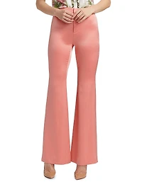 Deanna High-Rise Slim Bootcut Pants