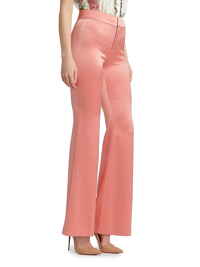 Deanna High-Rise Slim Bootcut Pants