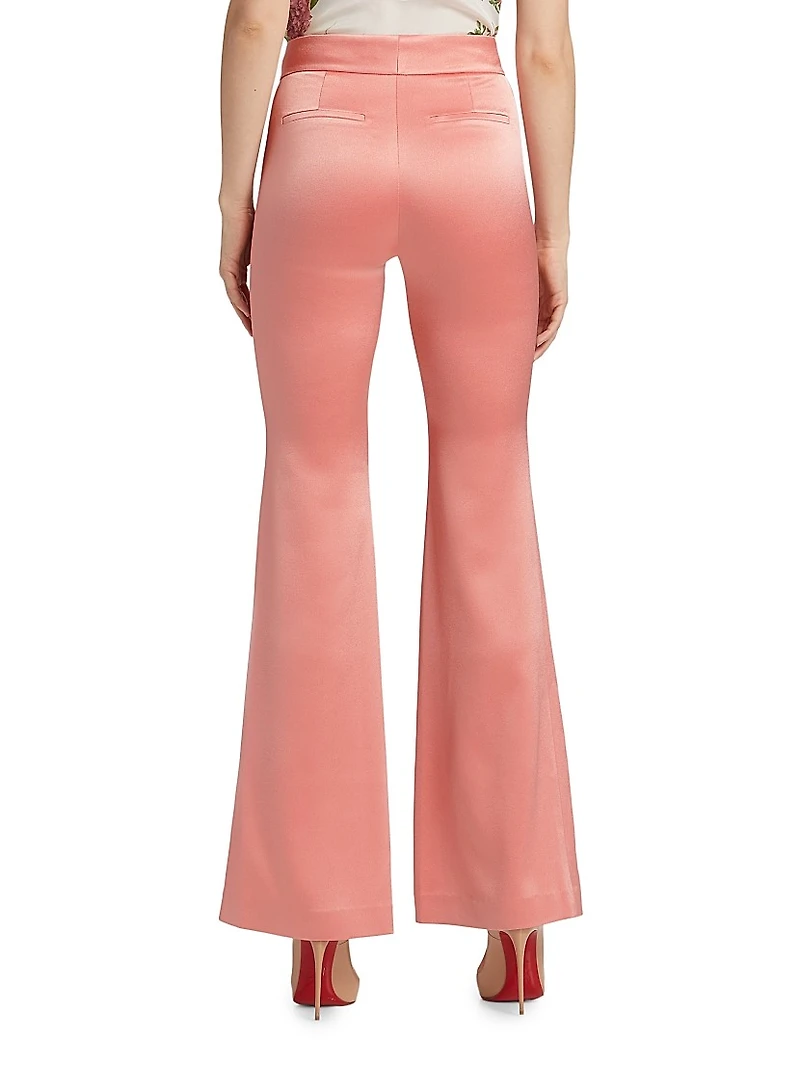 Deanna High-Rise Slim Bootcut Pants