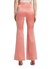 Deanna High-Rise Slim Bootcut Pants
